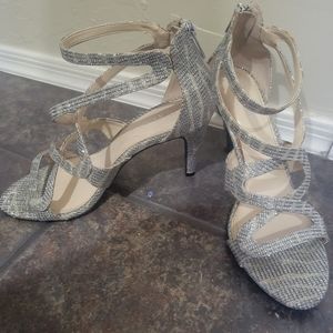 Kelly & Katie metallic heels